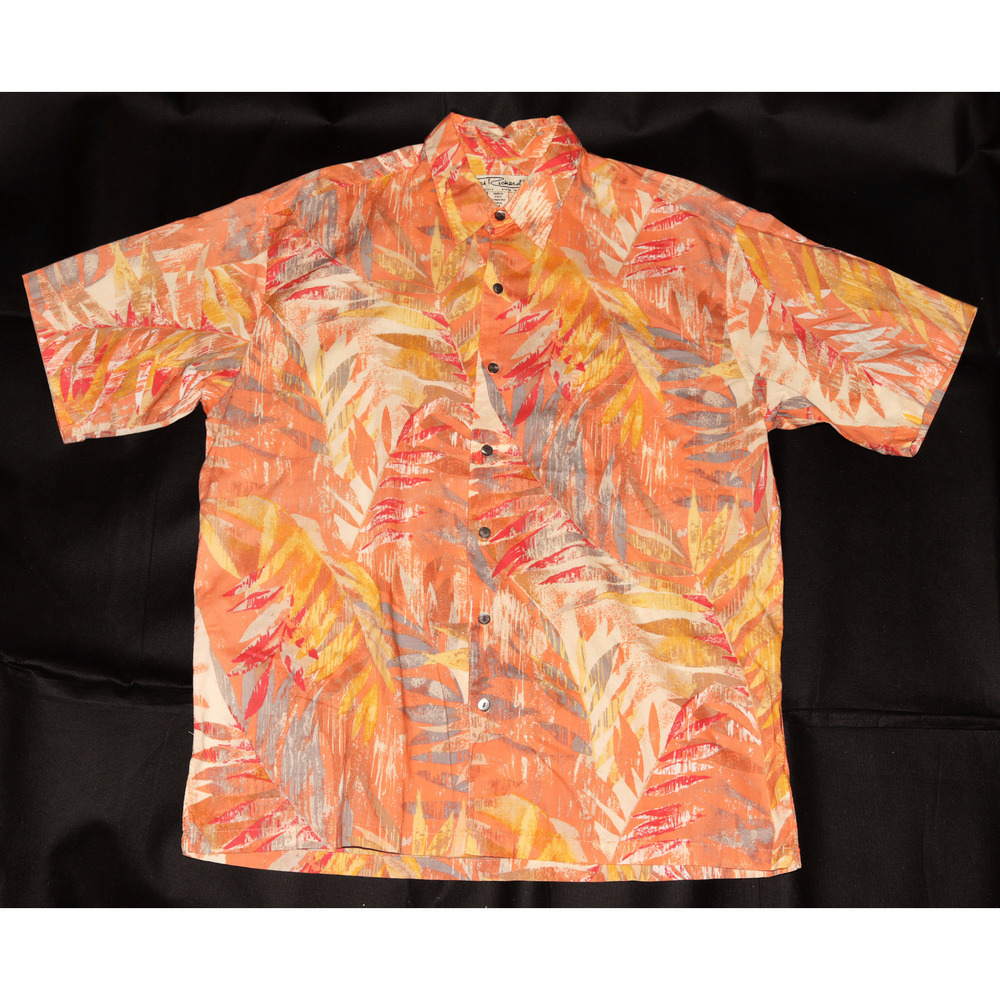 Tori‎ Richard Honolulu Men's Short Sleeve Button Front Shirt Size Medium